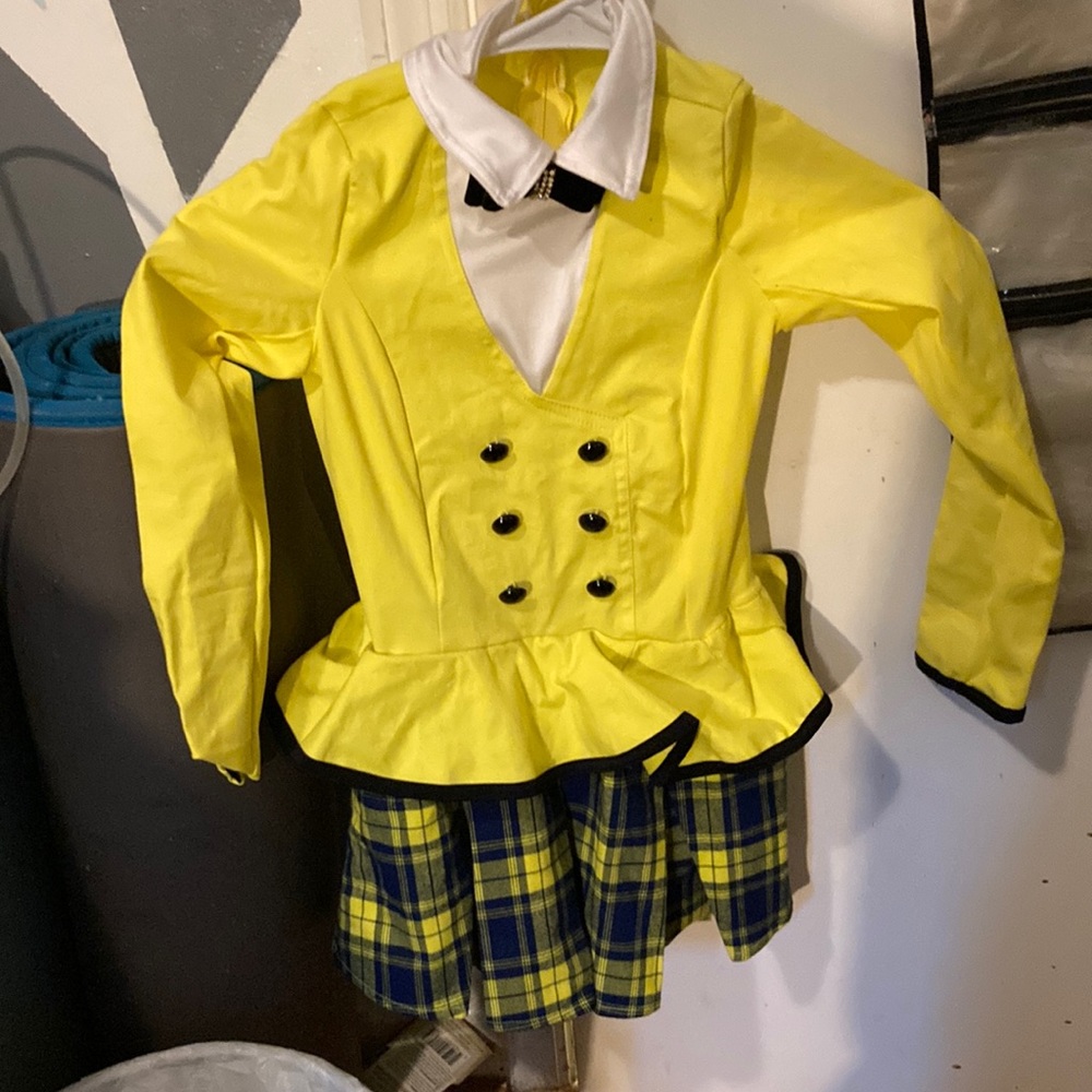 clueless costume dance yellow skirt